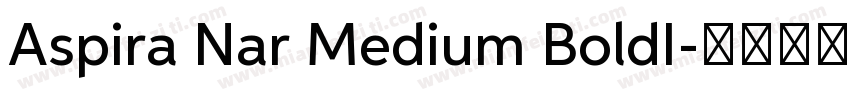 Aspira Nar Medium BoldI字体转换